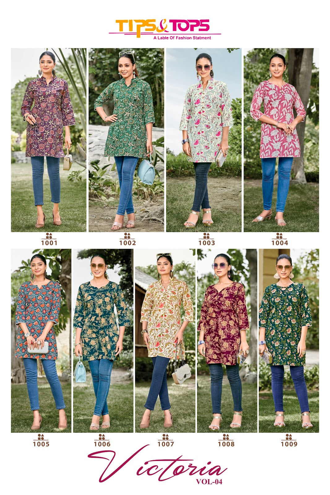 Victoria Vol 4 Tips Tops Cotton Short Kurtis Exporter