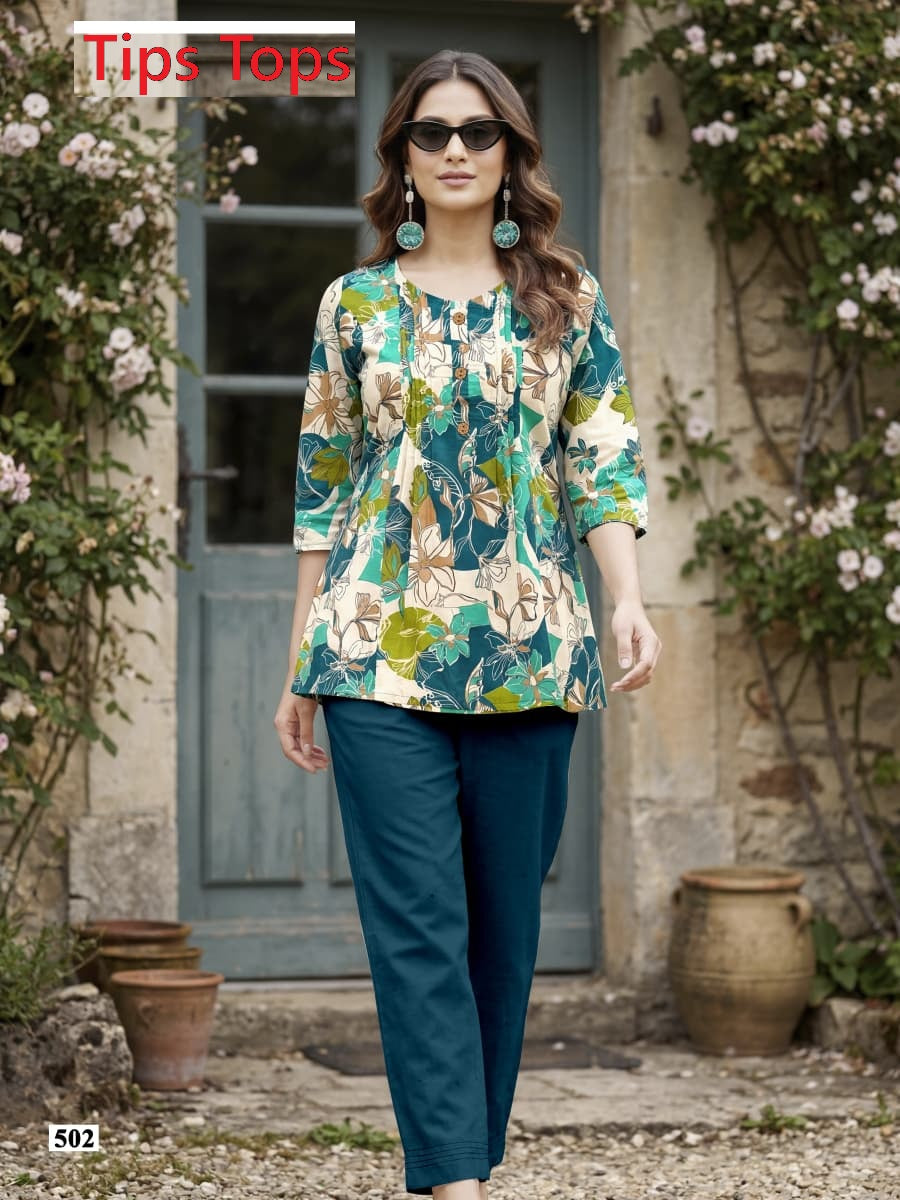 Victoria Vol 5 Tips Tops Cotton Short Kurtis Wholesale Price