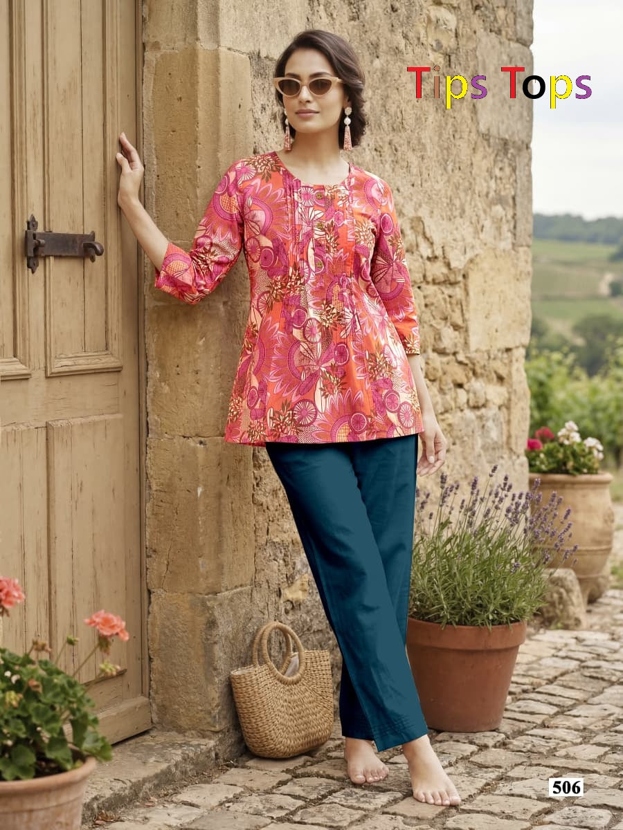 Victoria Vol 5 Tips Tops Cotton Short Kurtis Wholesale Price