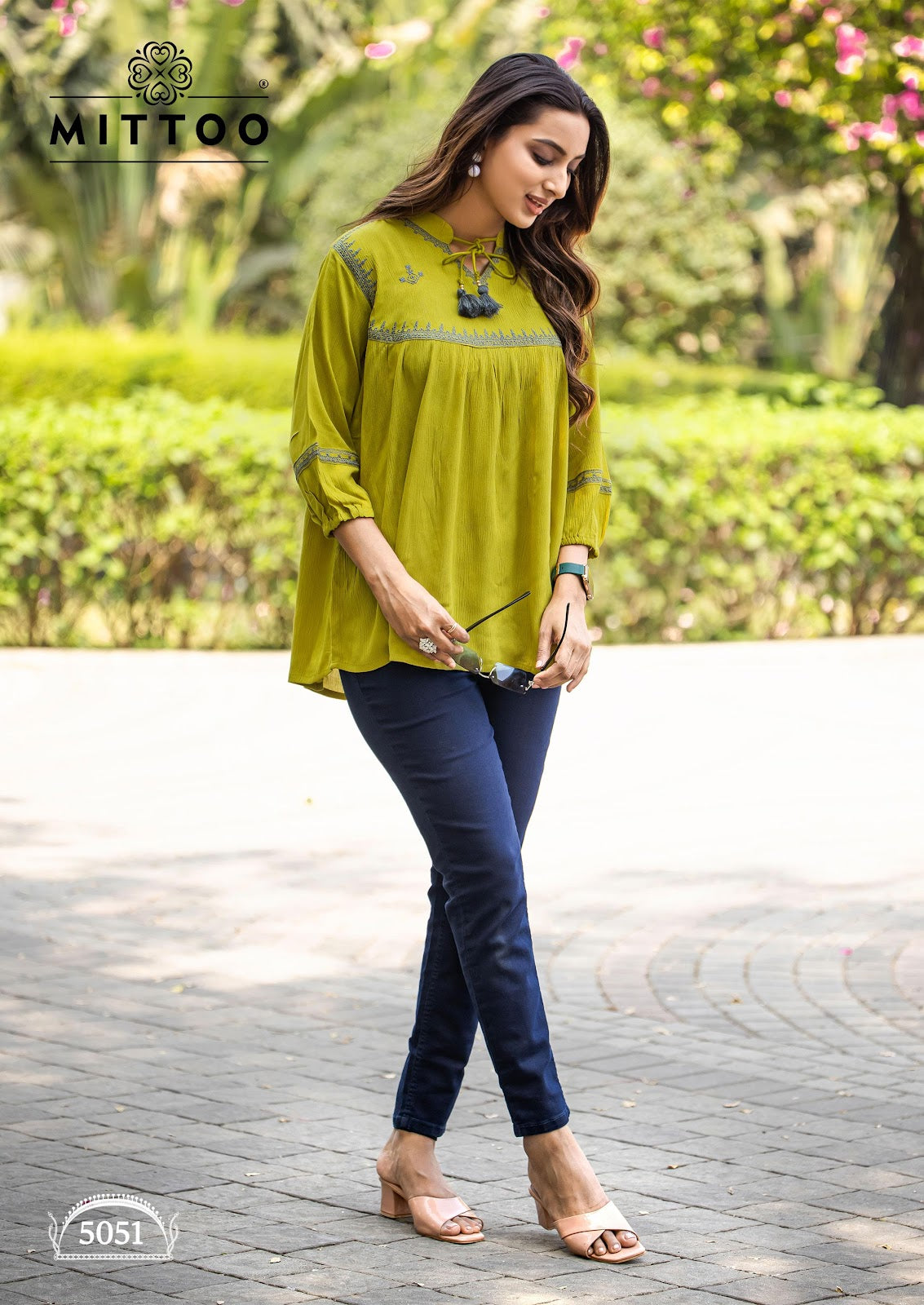 Victoria Vol 9 Mittoo Rayon Fancy Tops Exporter Gujarat