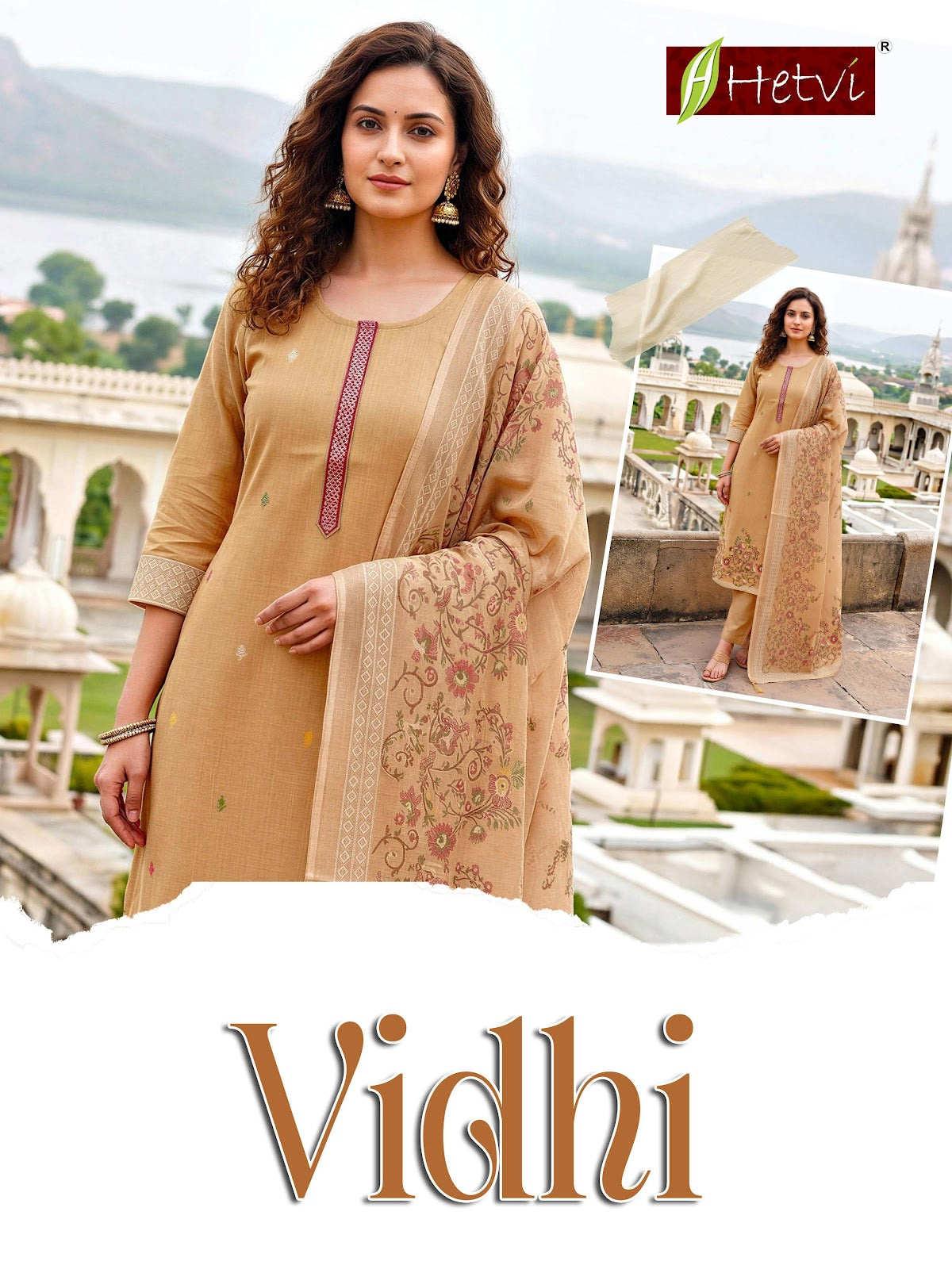 Vidhi Hetvi Jam Silk Readymade Pant Style Suits Supplier