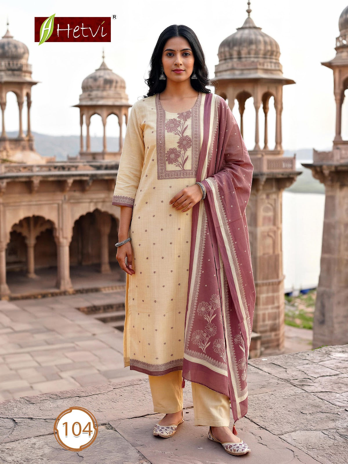 Vidhi Hetvi Jam Silk Readymade Pant Style Suits Supplier