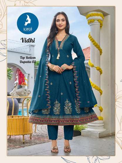 Vidhi Kaya Vertican Readymade Anarkali Suits Manufacturer Gujarat