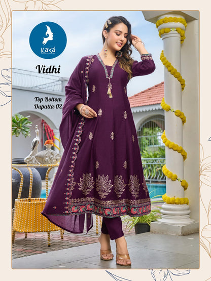 Vidhi Kaya Vertican Readymade Anarkali Suits Manufacturer Gujarat
