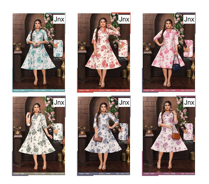 Vidhi Plus Size Jnx Anarkali Kurtis Wholesaler Ahmedabad