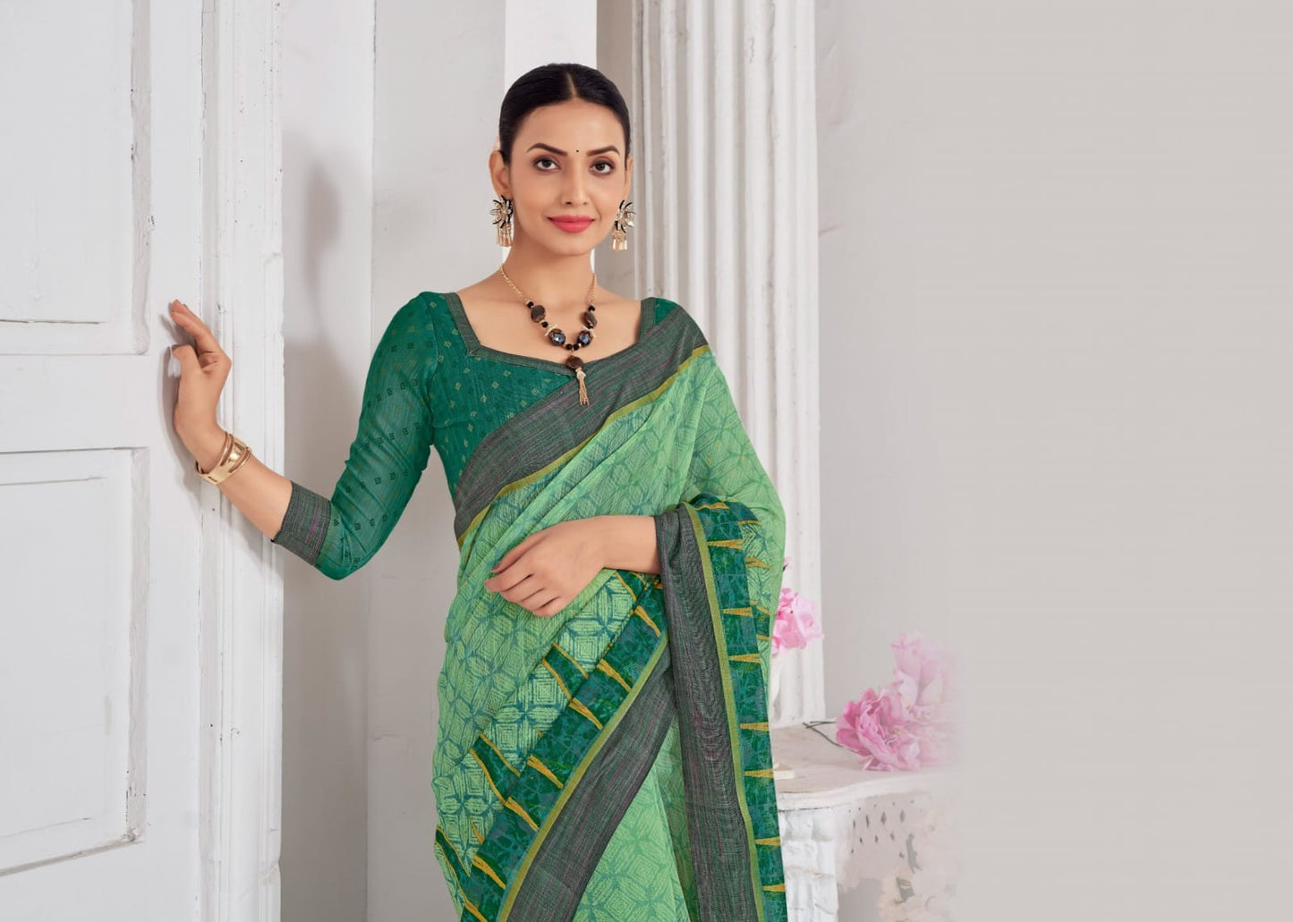 Vidhya Ruchi Soft Linen Sarees Manufacturer India