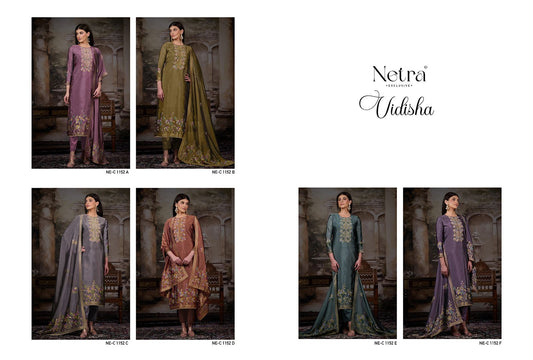 Vidisha Netra Pure Viscose Pant Style Suits Wholesale Price