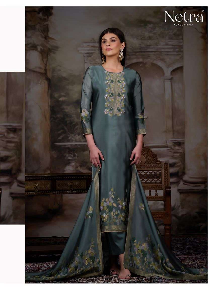 Vidisha Netra Pure Viscose Pant Style Suits Wholesale Price