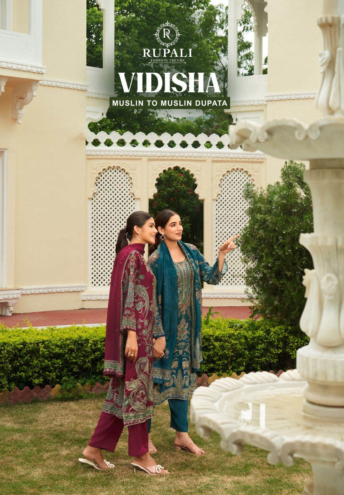 Vidisha Rupali Pure Viscose Pant Style Suits Wholesaler India
