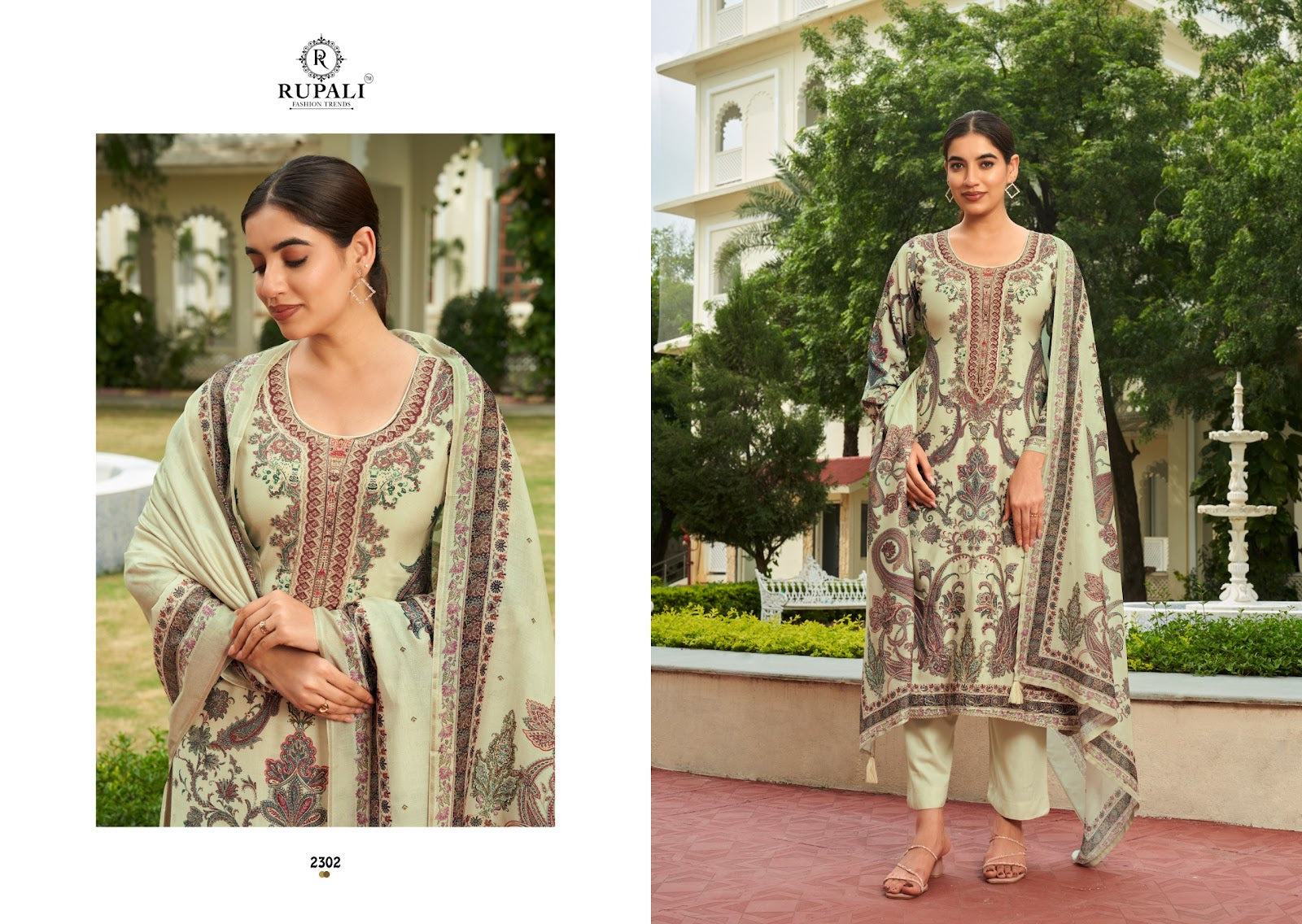 Vidisha Rupali Pure Viscose Pant Style Suits Wholesaler India