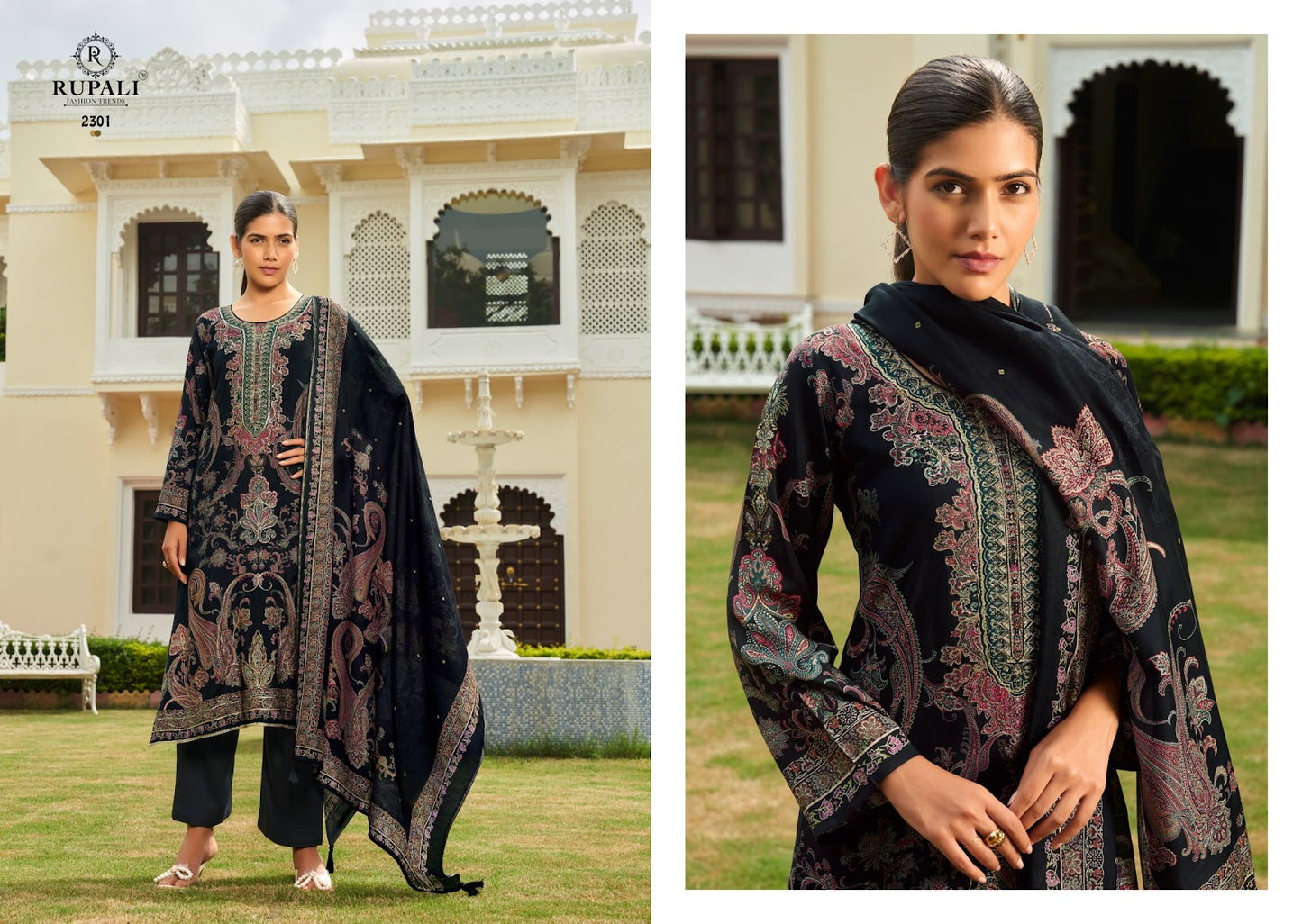 Vidisha Rupali Pure Viscose Pant Style Suits Wholesaler India