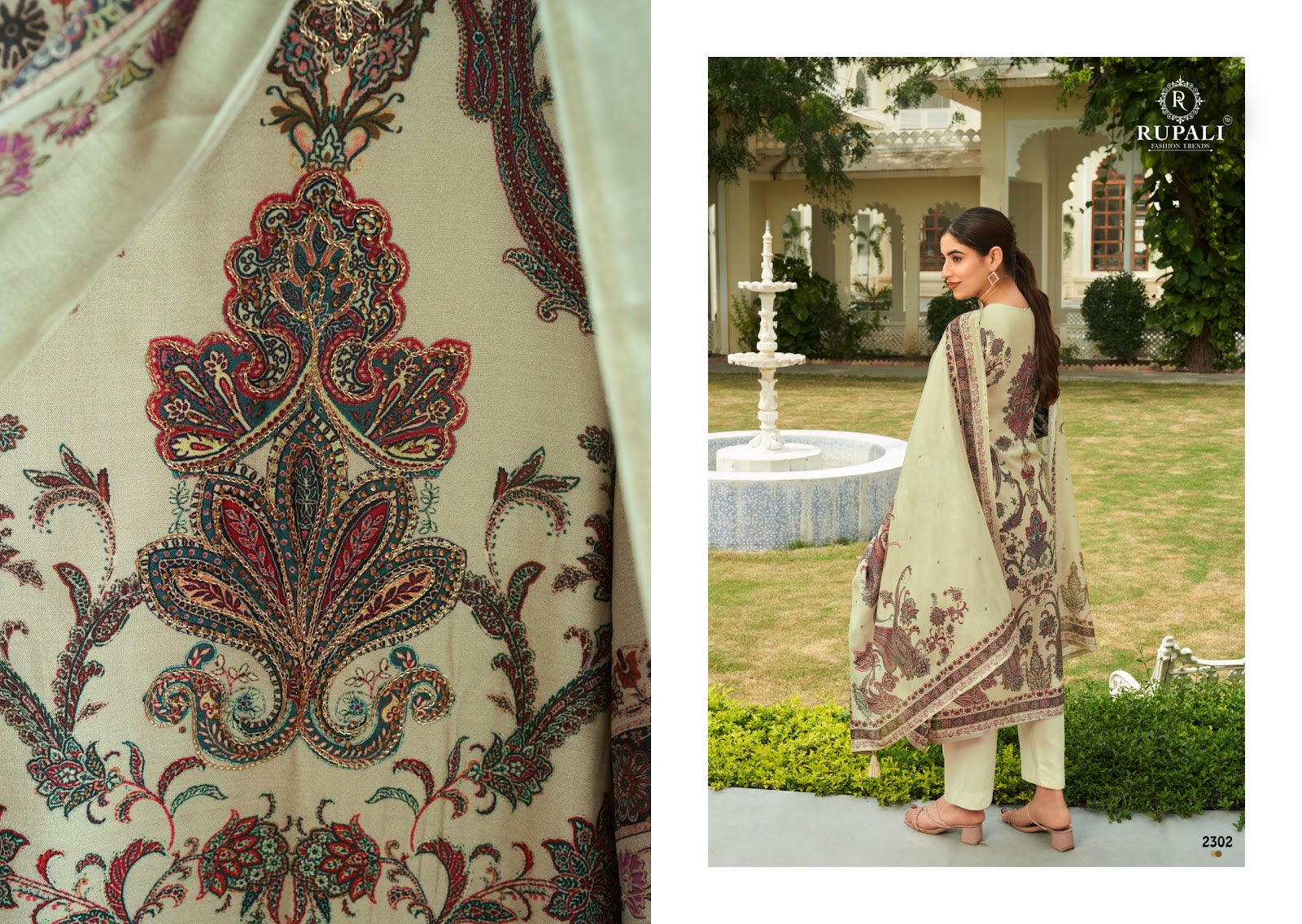 Vidisha Rupali Pure Viscose Pant Style Suits Wholesaler India