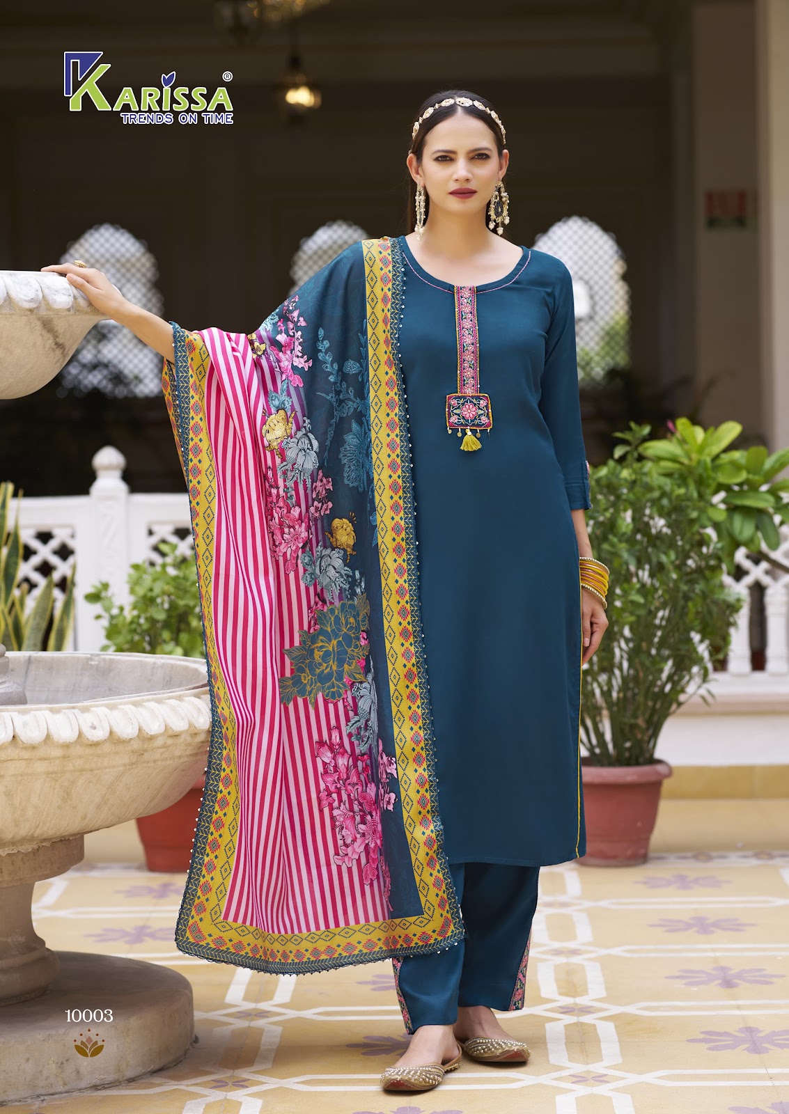Vidisha Vol 10 Karissa Liva Rayon Readymade Pant Style Suits Wholesaler Gujarat