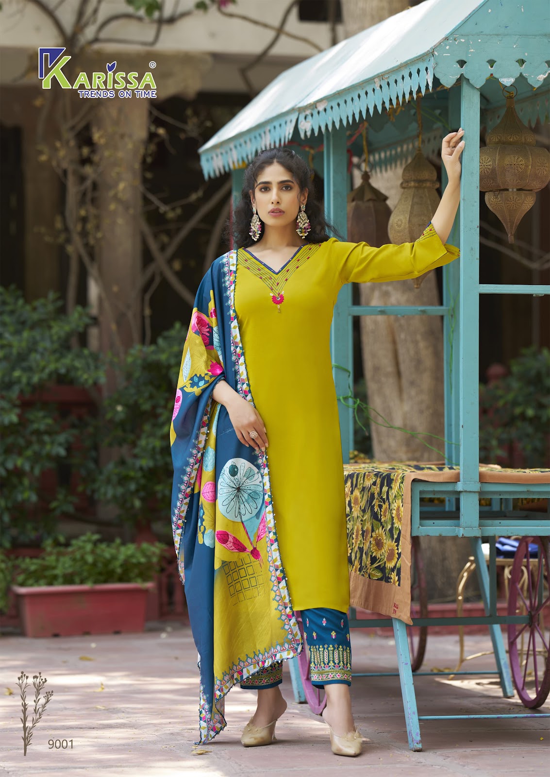 Vidisha Vol 9 Karissa Liva Rayon Readymade Pant Style Suits Supplier Gujarat