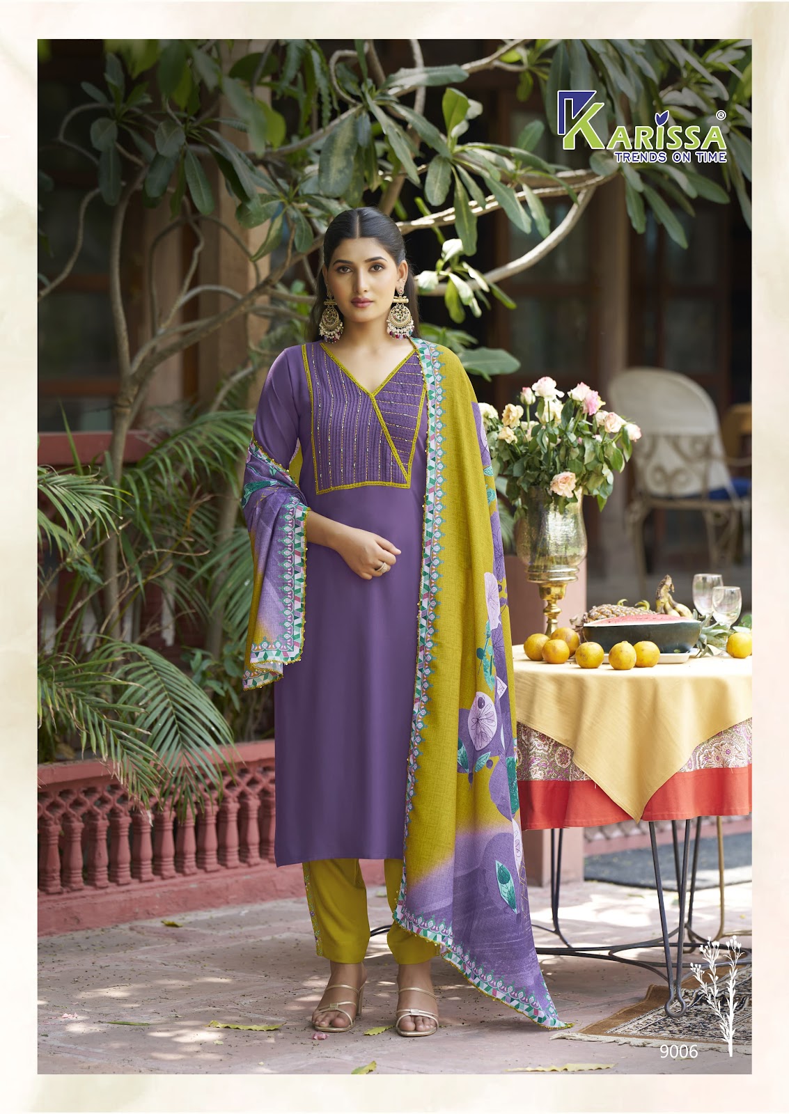 Vidisha Vol 9 Karissa Liva Rayon Readymade Pant Style Suits Supplier Gujarat