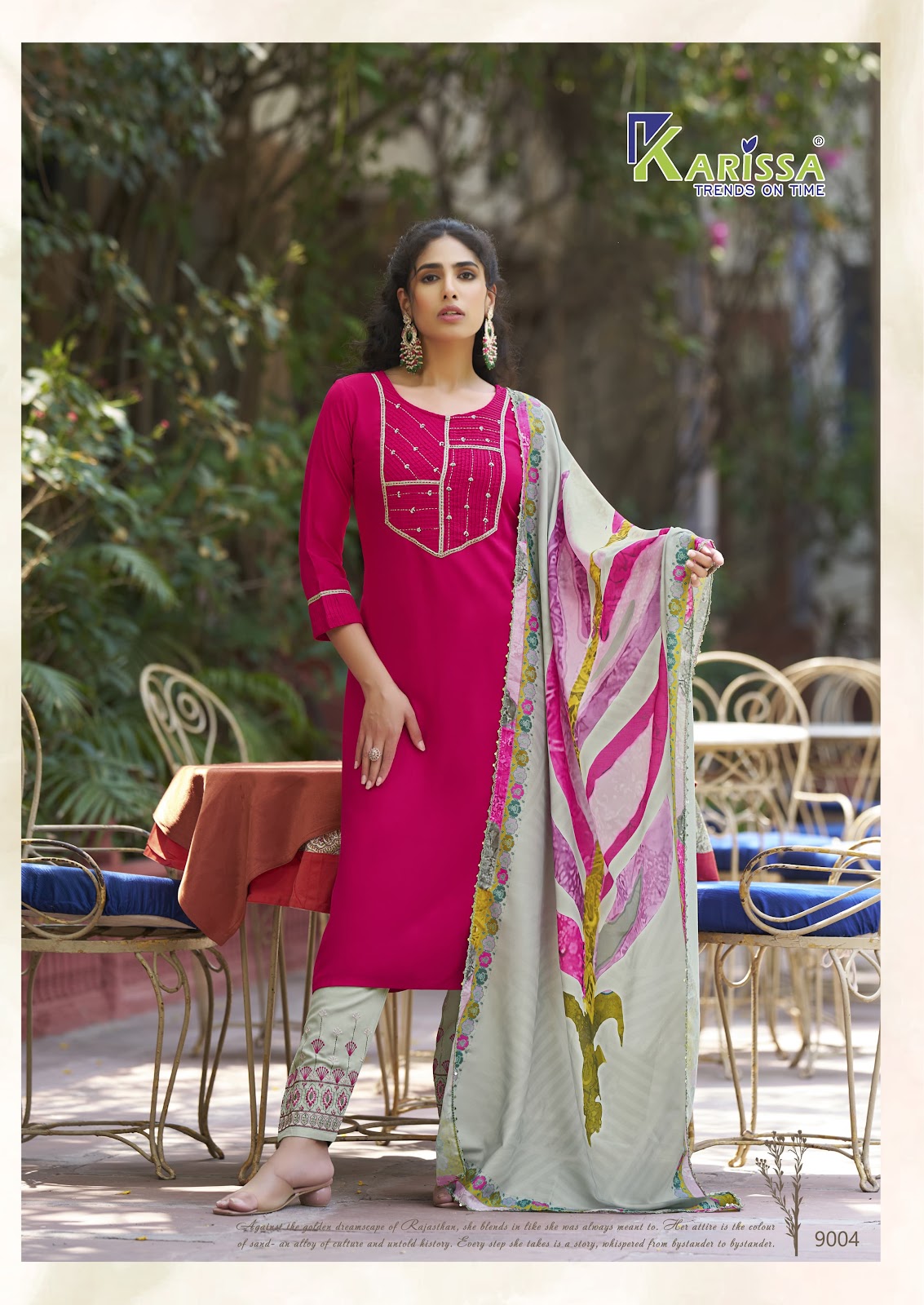 Vidisha Vol 9 Karissa Liva Rayon Readymade Pant Style Suits Supplier Gujarat