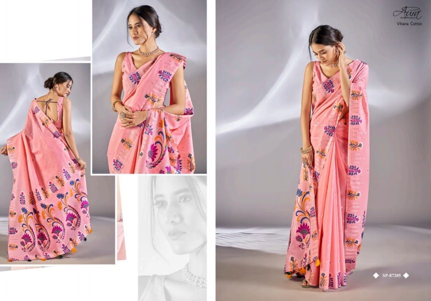 Vihana Cotton Aura Sarees