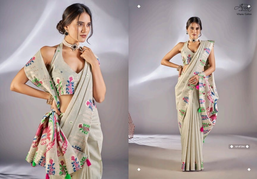 Vihana Cotton Aura Sarees