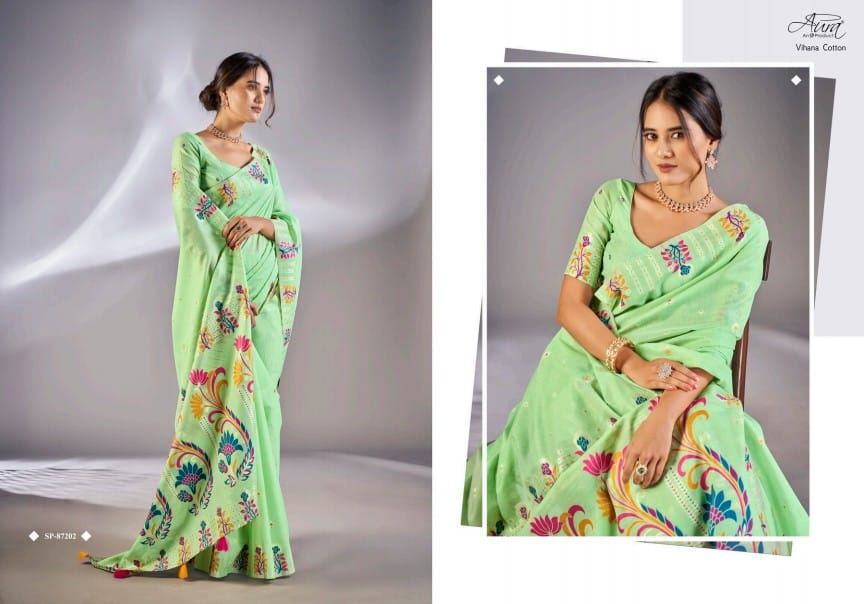 Vihana Cotton Aura Sarees