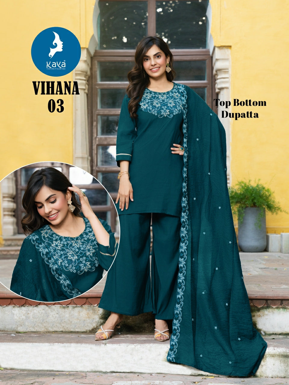 Vihana Kaya Roman Readymade Suits Exporter