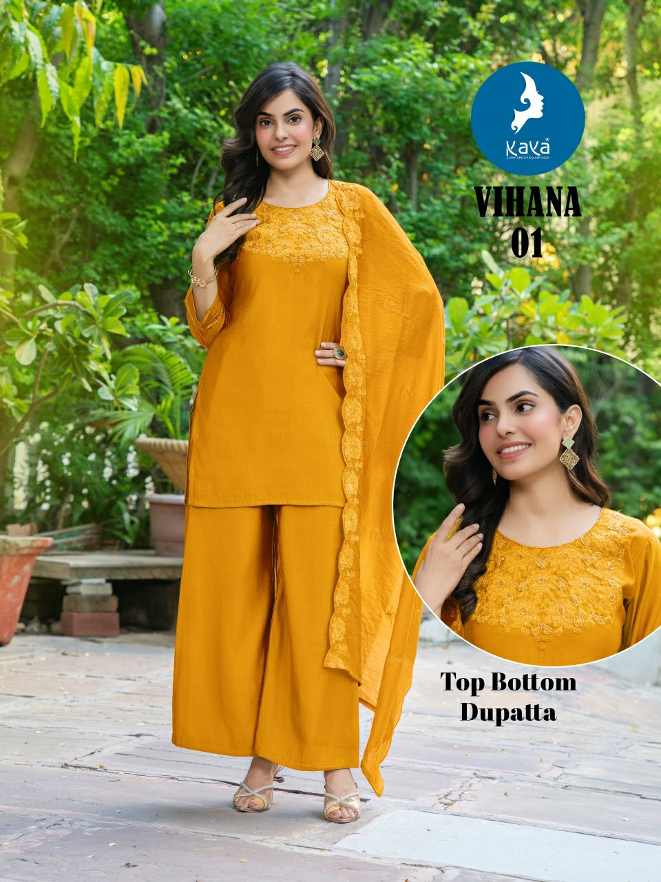 Vihana Kaya Roman Readymade Suits Exporter