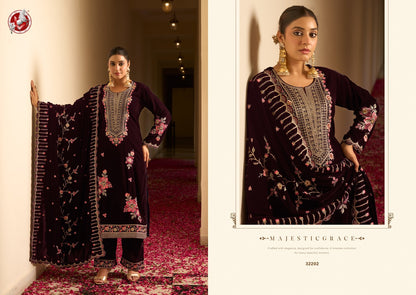 Vihana Vivek Velvet Suits Exporter Ahmedabad