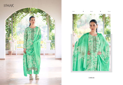 Vihani 13004 Simar Lawn Cotton Karachi Salwar Suits Wholesaler
