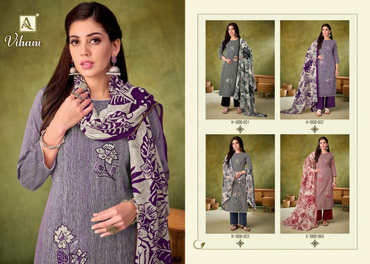 Vihani Alok Zam Karachi Salwar Suits Wholesale Price