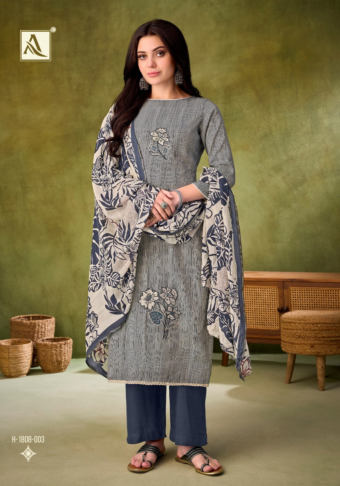 Vihani Alok Zam Karachi Salwar Suits Wholesale Price