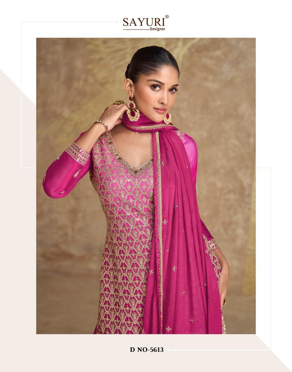 Vihani Sayuri Chinon Silk Readymade Suits Exporter India