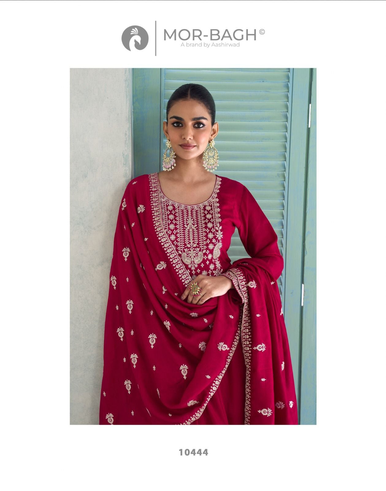 Vihanika Aashirwad Creation Mor Bagh Premium Silk Readymade Anarkali Suits Manufacturer Gujarat