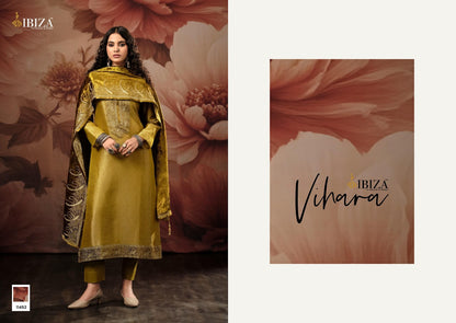 Vihara Ibiza Jacquard Velvet Suits Wholesaler