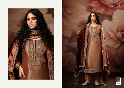 Vihara Ibiza Jacquard Velvet Suits Wholesaler