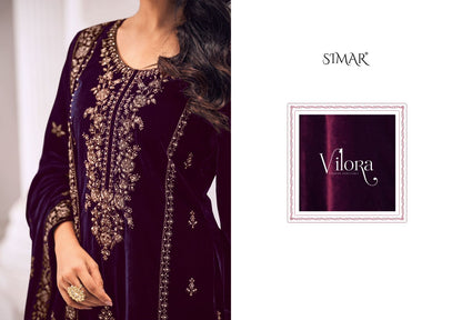 Vilora Simar Velvet Suits Manufacturer India