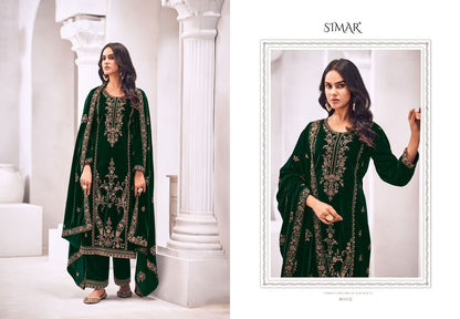 Vilora Simar Velvet Suits Manufacturer India