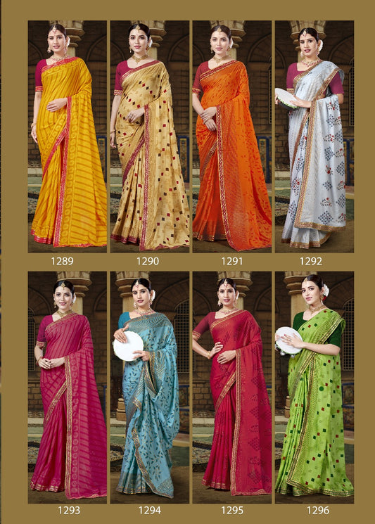 Vimala Vallabhi Lite Georgette Sarees Manufacturer India
