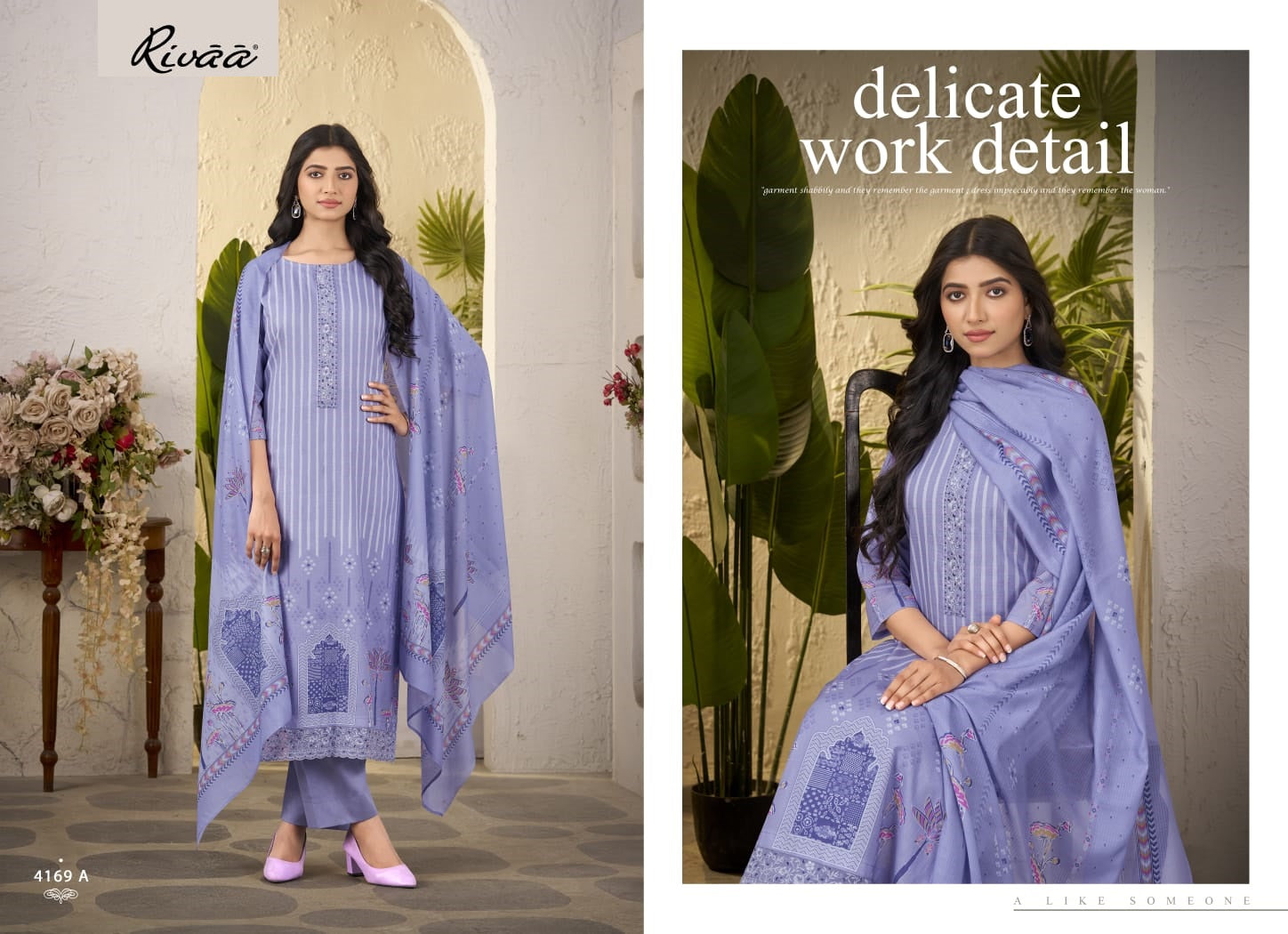 Vimika Rivaa Pure Italian Pant Style Suits Exporter Ahmedabad