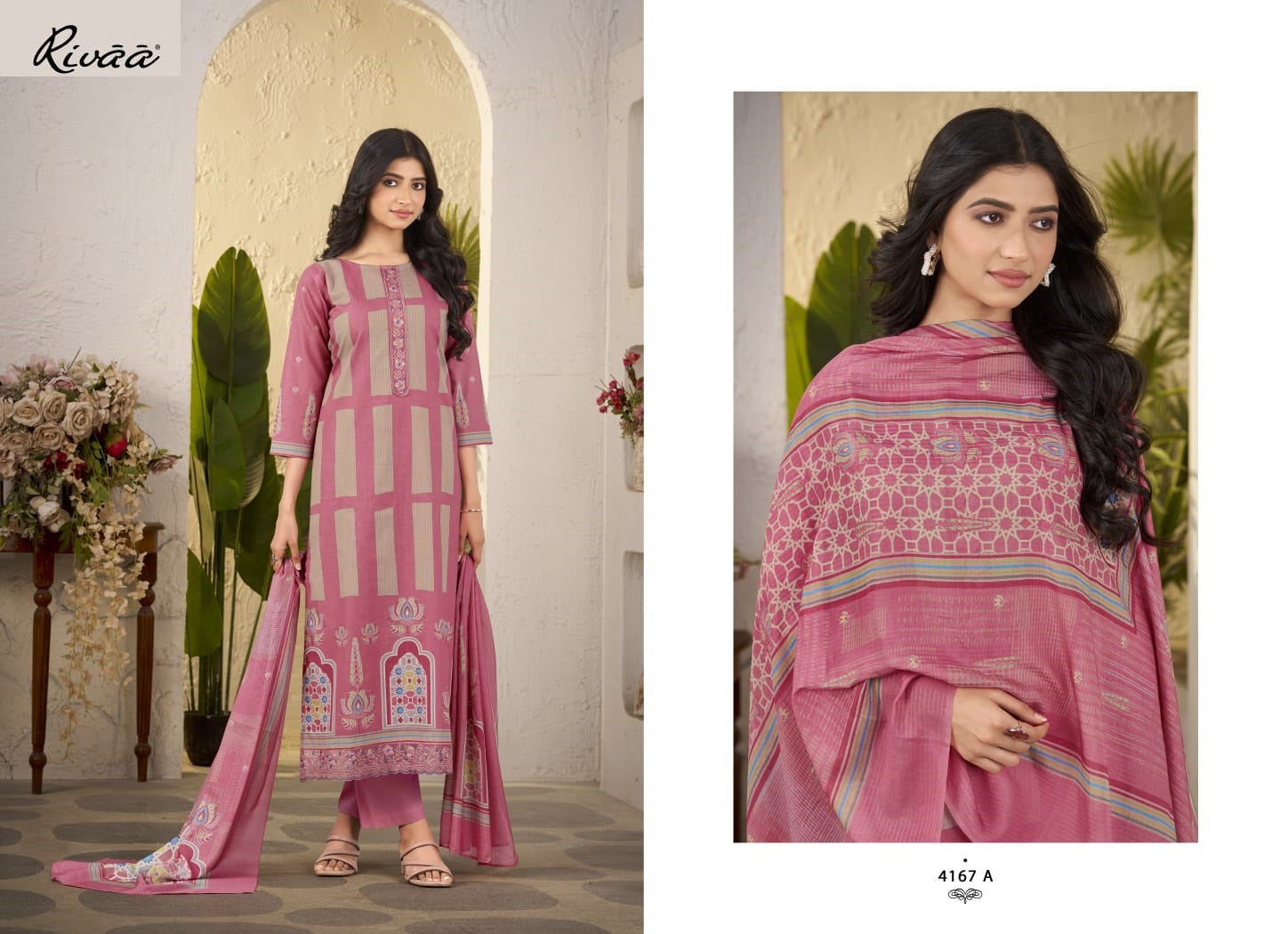 Vimika Rivaa Pure Italian Pant Style Suits Exporter Ahmedabad