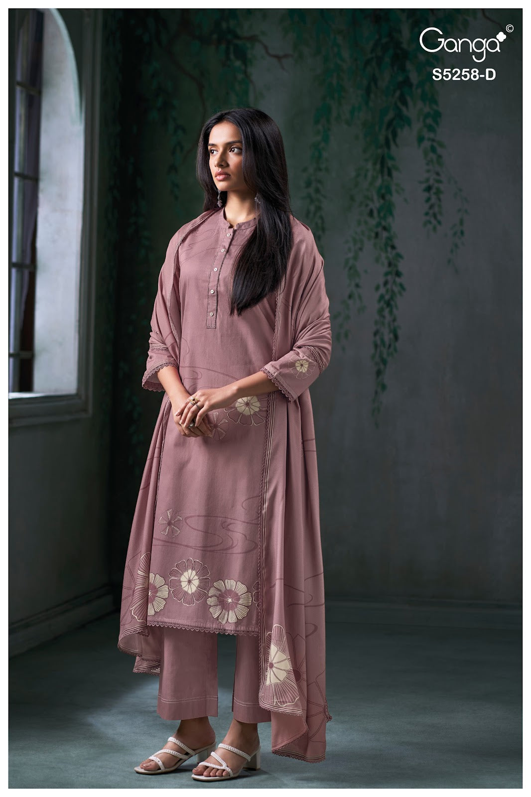 Vioka S5258 Ganga Corduroy Pant Style Suits Manufacturer India