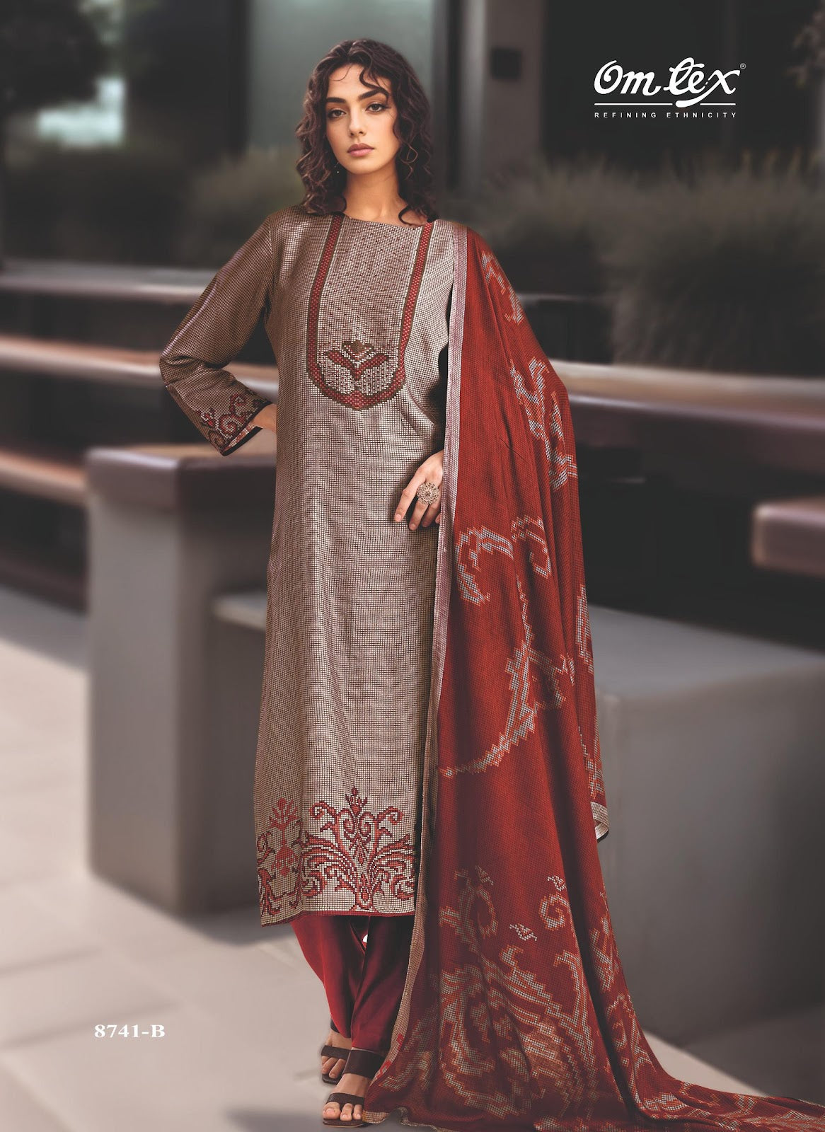 Viola Omtex Pashmina Suits Exporter Gujarat