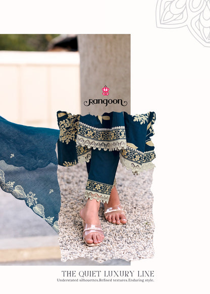 Violet Rangoon Cotton Cambric Readymade Suits Wholesaler India
