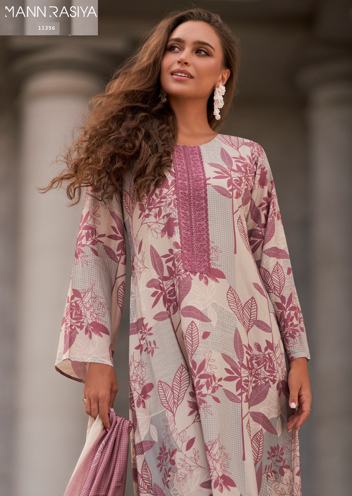 Violetta Mannrasiya Muslin Plazzo Style Suits Supplier Ahmedabad