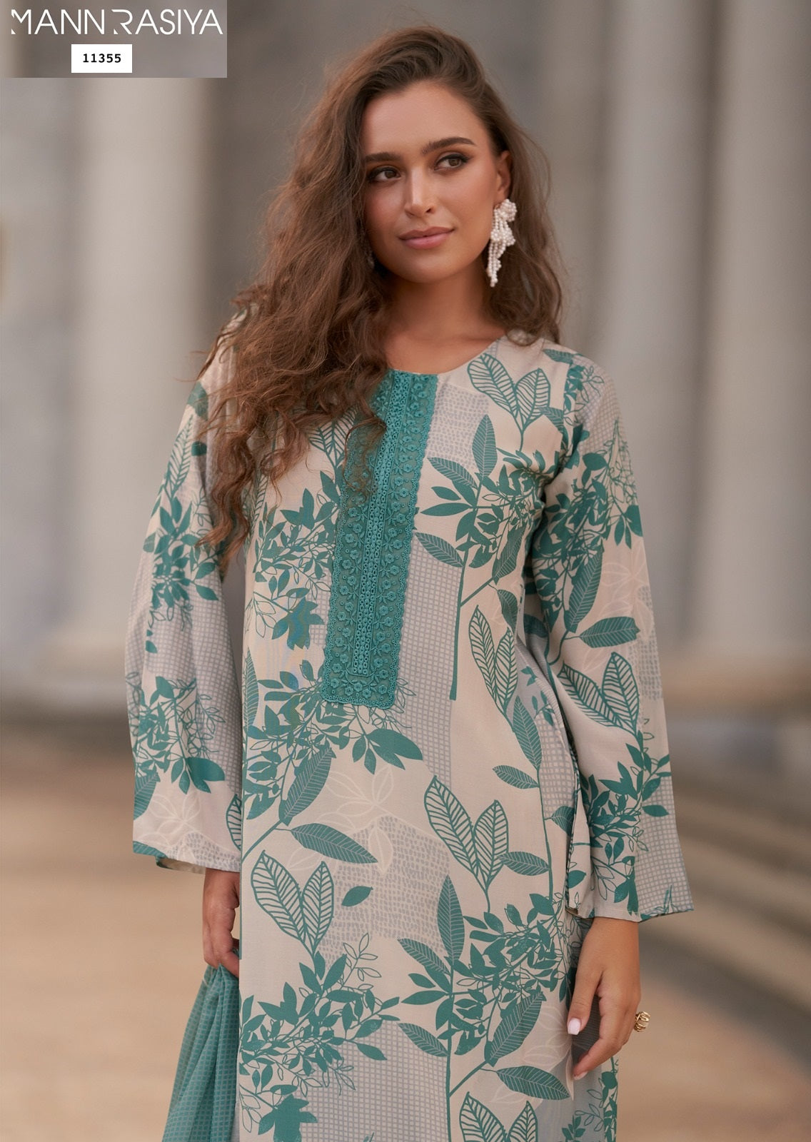 Violetta Mannrasiya Muslin Plazzo Style Suits Supplier Ahmedabad