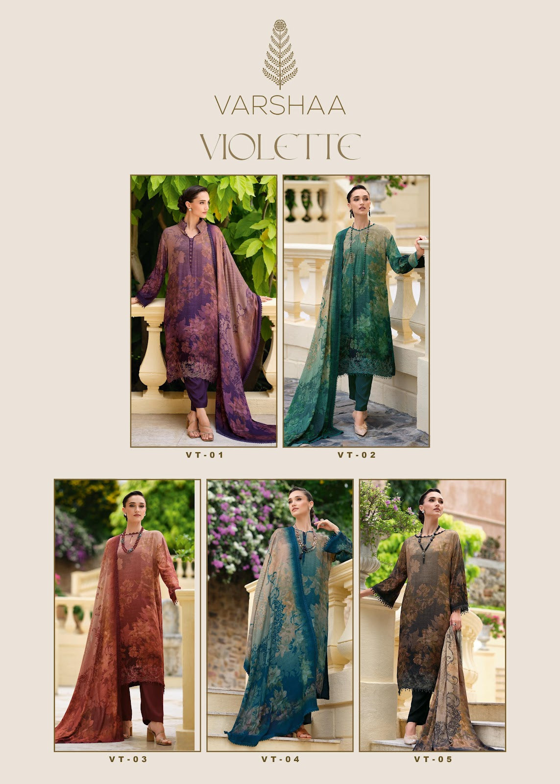 Violette Varsha Fashions Modal Pashmina Suits Wholesaler India