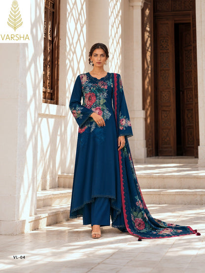 Violette Varshaa Viscose Pashmina Suits Manufacturer