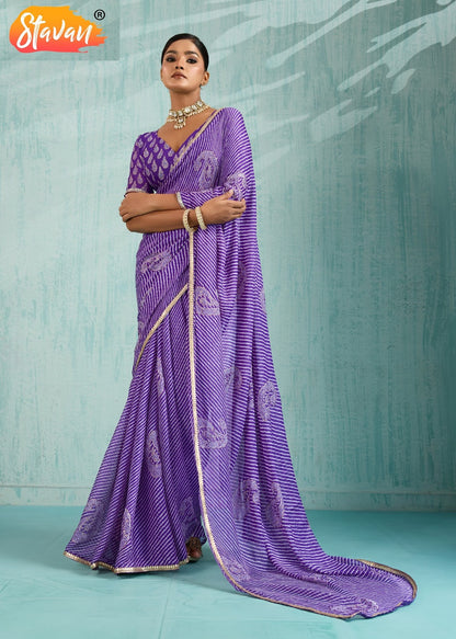 Violin Stavan Chiffon Sarees Exporter