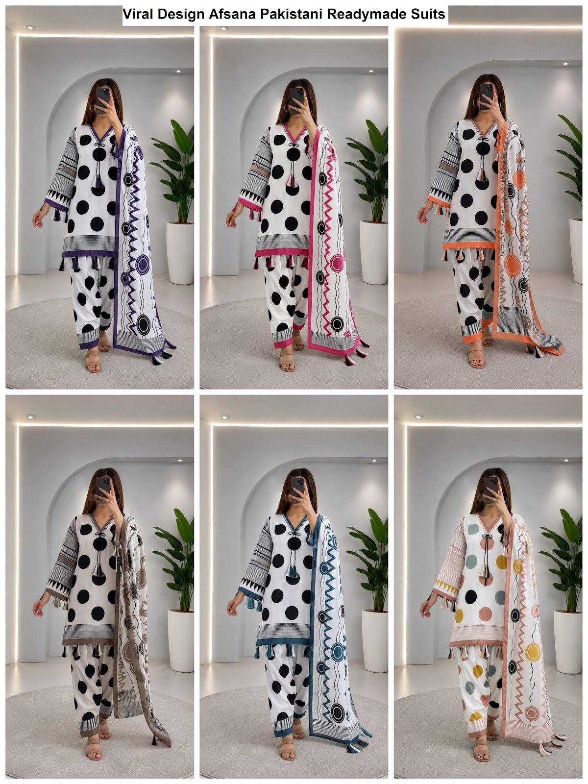 Viral Design Afsana Satin Pakistani Readymade Suits Exporter Ahmedabad