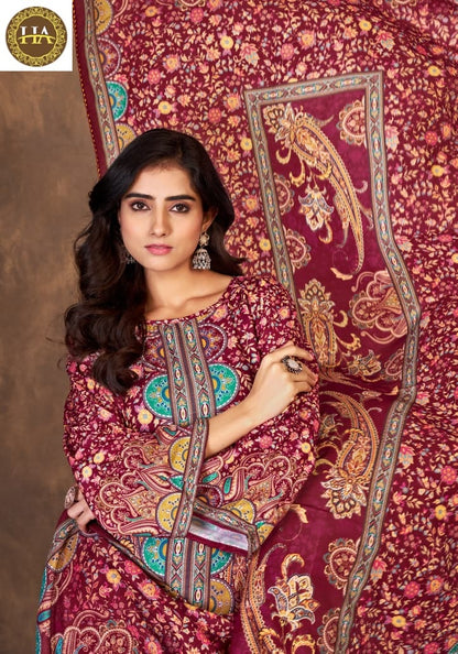 Virasat Harshit Fashion Muslin Karachi Salwar Suits Manufacturer Ahmedabad