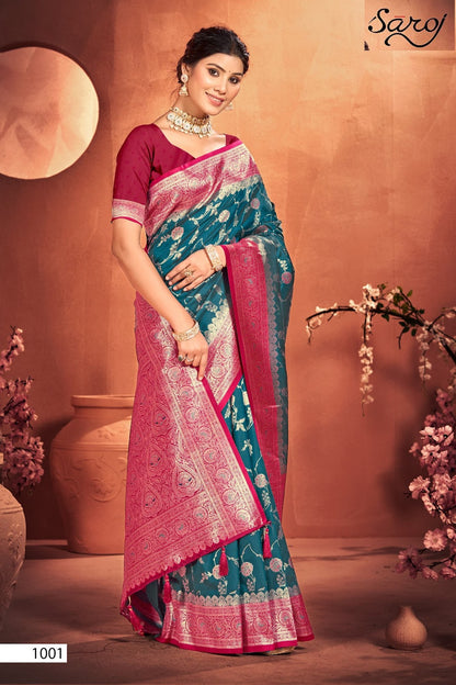 Virasat Silk Saroski Vol 4 Saroj Sarees Exporter