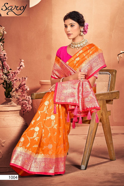 Virasat Silk Saroski Vol 4 Saroj Sarees Exporter